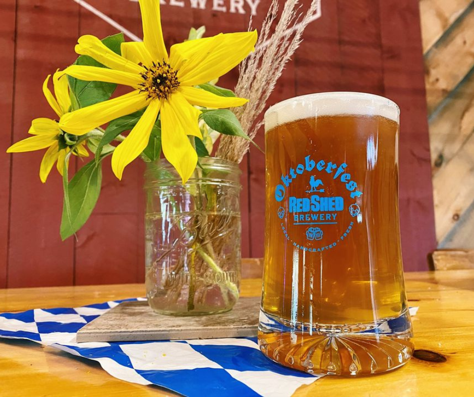 photo of a stein of beer that reads 